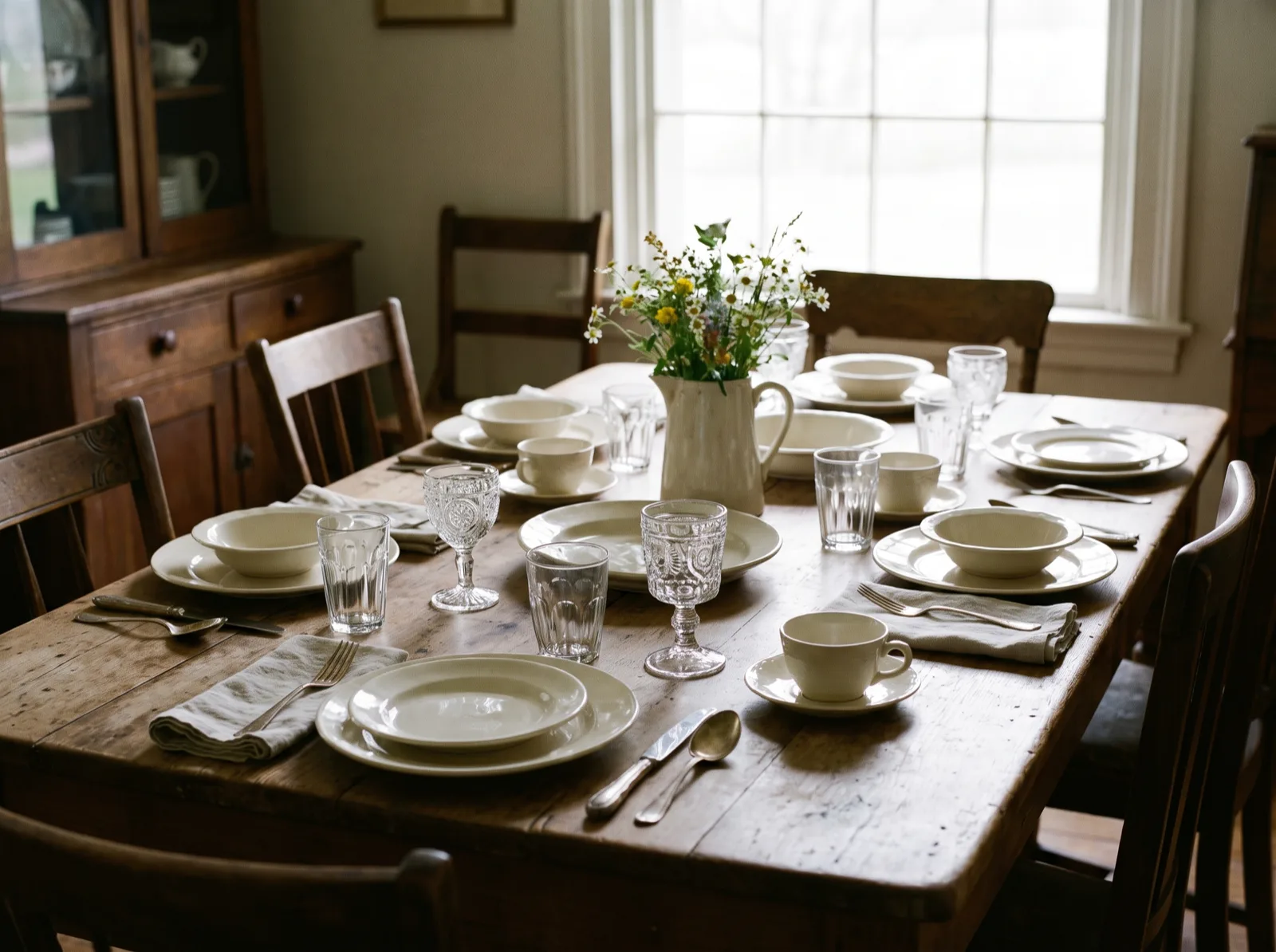 Interior of a Chesterfield property prepared for an estate sale